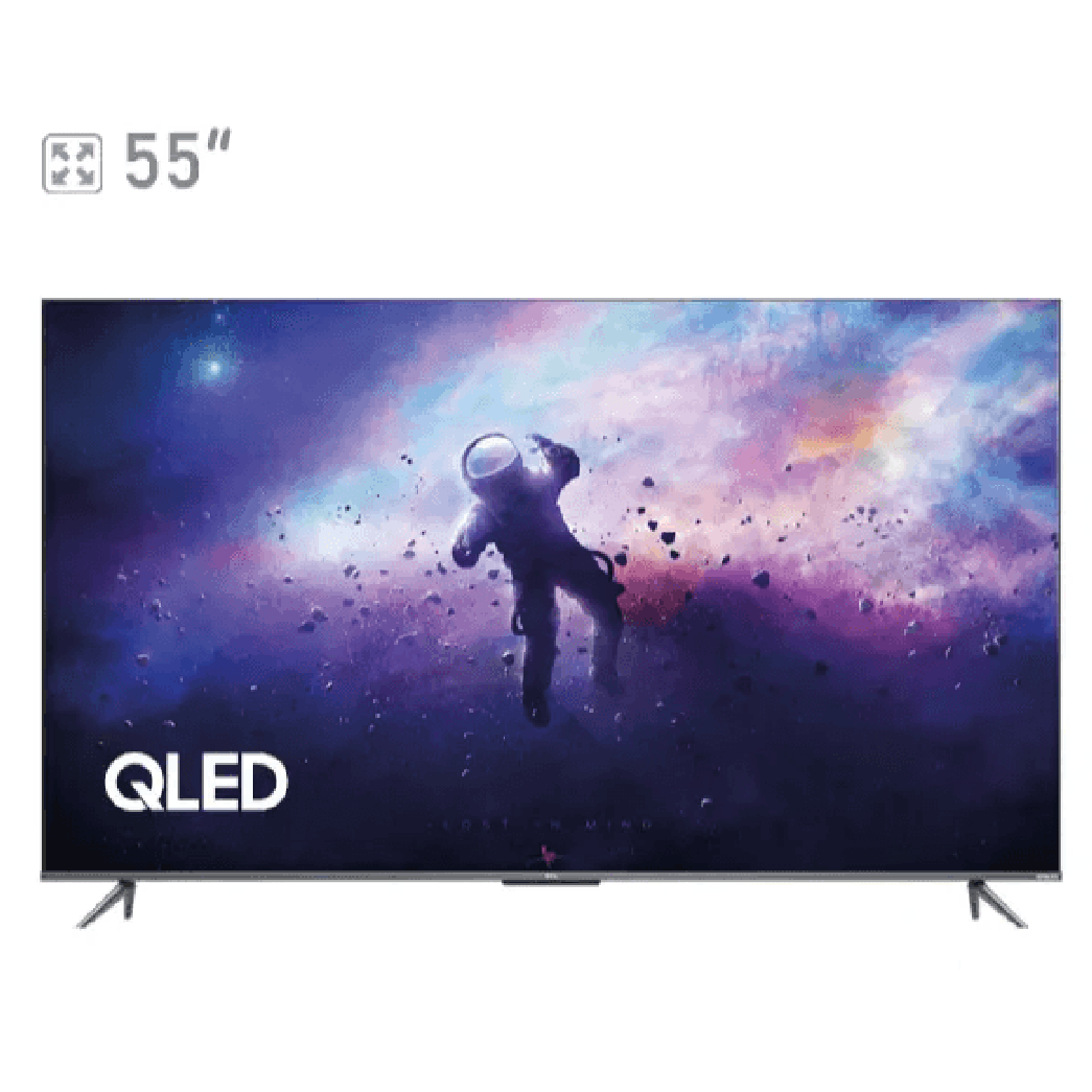 تلویزیون 55 اینچ هوشمند تی سی ال Google TV مدل QLED 55C635i