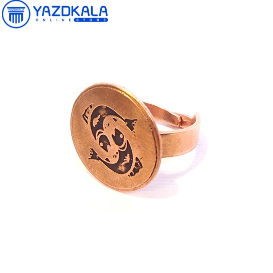 انگشتر مسی ماه تولد ( اسفند)