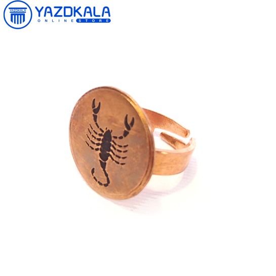 انگشتر مسی ماه تولد ( آبان)