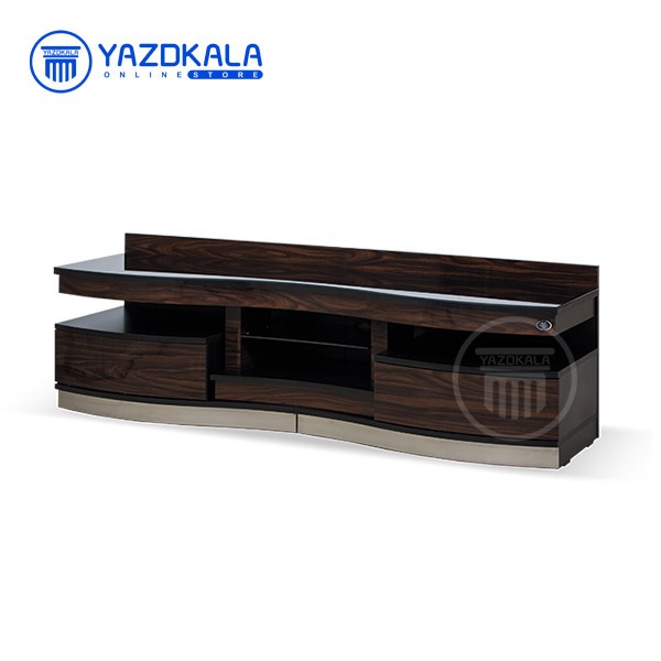 میز تلویزیون MDF متین مدل R606 با قابلیت تغییر سایز ، 160 سانتی